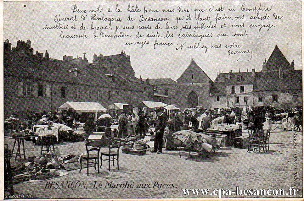 BESANÇON. - Le Marché aux Puces. - Comptoir Général d Horlogerie